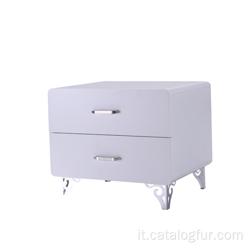 Comodino set con 2 cassetti mobili in legno di lusso europeo moderno comodino comodino